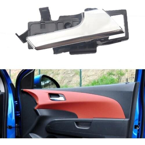Front Right Interior Door Handle Electroplating Door Handle 96462710 GM1353174 for Chevrolet-Aveo 2007-2011/Aveo5 2009-2011