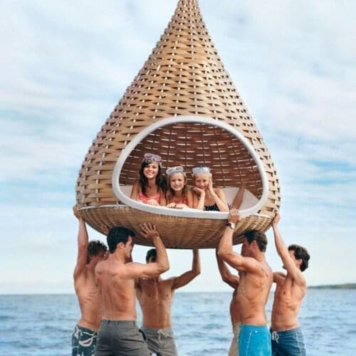 Nest Outdoor Big Hammock Net Red Hanging Basket Cradle Chair Autumn Rattan Woven Bed Rocking Adult Balcony Double