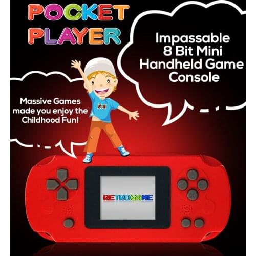 Portable Mini Handheld Game Console 8-Bit 2.0 Inch Color LCD For Kids Christmas Gift Retro Game Player Built in 268 Games