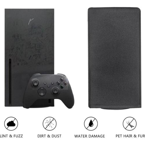 Dust Protection Cover Nylon Cloth Washable Protective Case For Xbox Series X Dust Protection Cover With Double Layer