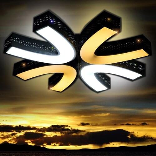 Modern minimalist snow dancing LED ceiling lamp living room bedroom restaurant originality fashion LED ceiling light ZA90714