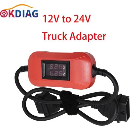 Heavy Duty Truck 12V to 24V Diesel Adapter Cable for Launch X431 for Launch Truck Converter OBD Scanner