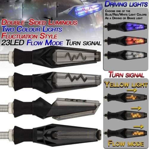 2PCS Universal Motorcycle LED Turn Signals Light Flashing Indicator Lamps Motorcycle Flasher Indicator Light Lamp Accessories