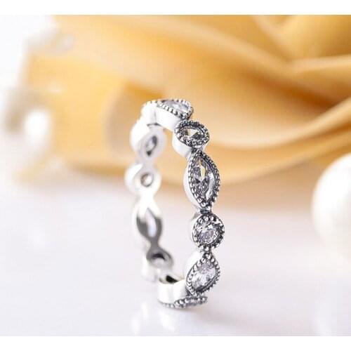 100% 925 Sterling Silver Pan Ring Creative Charming Beautiful Marquis Classic Ring For Women Wedding Party Gift Fashion Jewelry