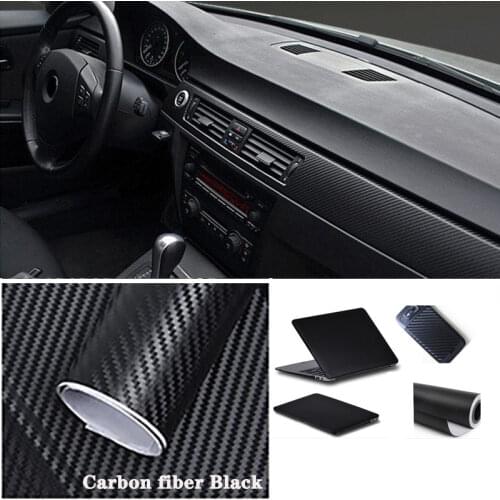 127*30cm Car Carbon Fiber Film 3D Carbon Fiber Vinyl DIY Wrapping Paper Roll Film Waterproof Car Sticker Car Styling Accessories