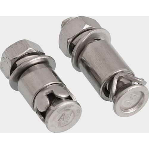 5pcs stainless steel percussion back bolt expansion seismic marble curtain wall accessories M6 M8