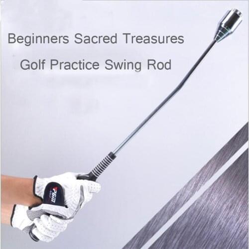 65cm Golf Swing Practice Stick Beginner Swing Coach Recommended Hand Grips Correct Posture Removable Golf Training Aid