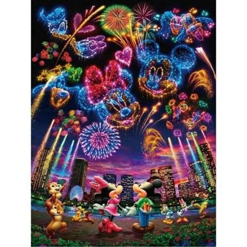 Disney Full Square/Round Drill 5D DIY Diamond Painting "Cartoon Mickey Mouse" Embroidery Cross Stitch Kits Kids Home Decor Gift