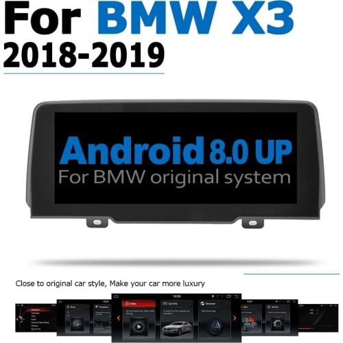 10.25'' 6-Core Android 8.0 up Car DVD Player For BMW X3 2018~2019 EVO Autoradio GPS Navigation Car Multimedia
