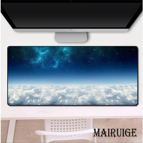 Mairuige40*90cm Starry Sky Computer Decoration Desk Mat Gamer Large Mousepad PC Laptop Gaming Room Accessories Kawaii XXL Carpet