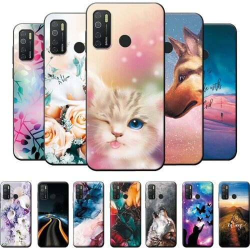 For Tecno Camon 15 Air Case Camon 15 Silicone Cover For Tecno Camon 15 Air Case For Tecno Camon 15 Air Soft TPU Back Bumper 6.6"