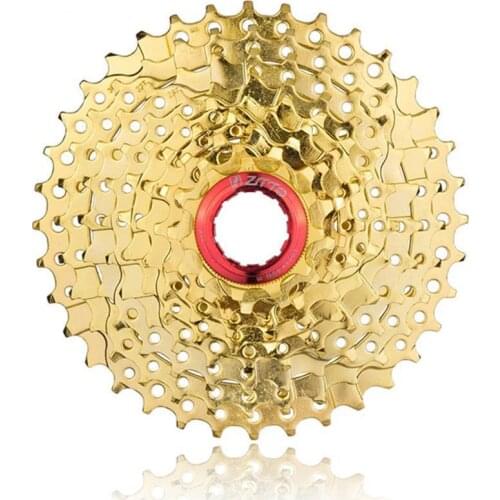 Mountain Bike Flywheel 9 Speed Gold Flywheel Cassette Flywheel Bicycle Parts Climbing Flywheels Tooth Bicycle