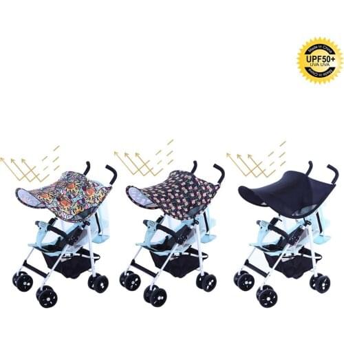 Baby Strollers Accessories Sunshade Blocking 99% UV Breathable Universal Stroller Cover