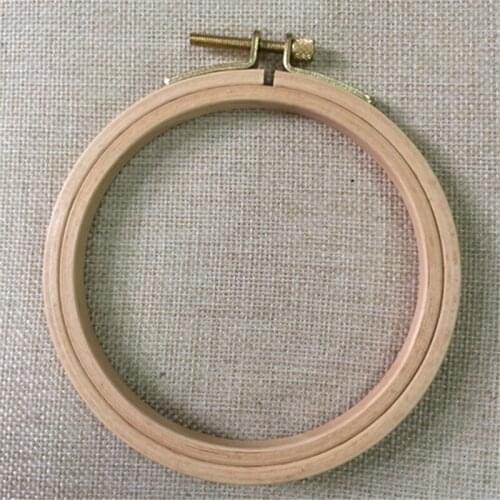Dia10.5cm Wooden Embroidery Hoops Rack Hand DIY Cross Stitch hoop Embroiderying Tool Household Sewing Tool Economical Kit