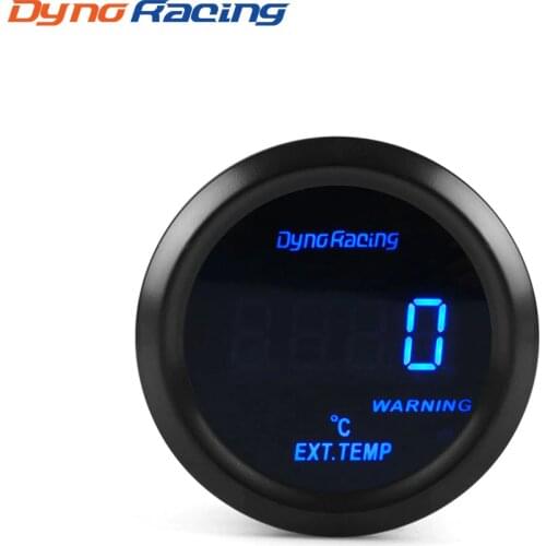 Dynoracing 2" 52mm Exhaust Gas Temp Gauge Digital Exhaust Temperature EGT EXT gauge Blue Led Car Gauge Car Meter With Sensor
