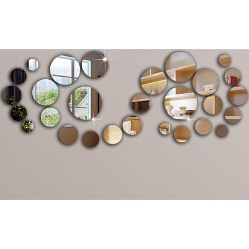 Europe 3d acrylic mirror wall stickers sticker 28 home decoration decor modern design new promotion stars