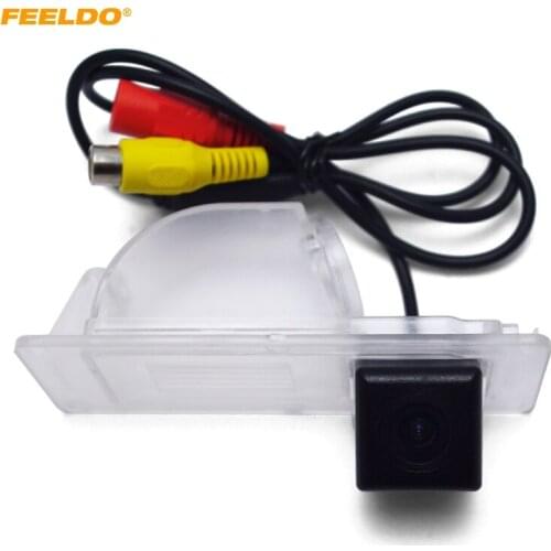 FEELDO Car Rear View Camera For Volkswagen Jetta Santana Skoda Rapid Sedan 2012- 2016 Backup Camera #4016