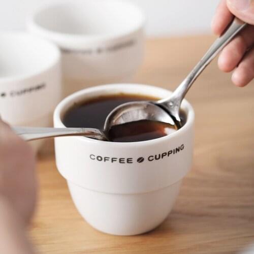 CAFEDE KONA Coffee Cupping Bowl 250ml High Quality Ceramic Retains Heat Cupping Cup Help You Focus More On The Flavour And Aroma
