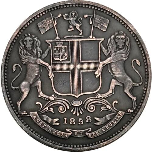 1858 British India 1/4 Anna Red Copper collectibles Copy Coin