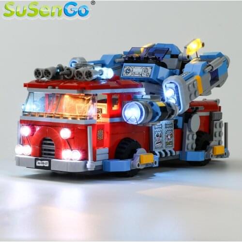 SuSenGo LED Light Kit For 70436 Phantom Fire Truck 3000, (Model Not Included)