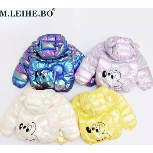 Jacket for Girls Childrens Lightweight Down Jacket Boys and Girls White Duck Down Girls' Colorful Bright Childrens Jacket Fall