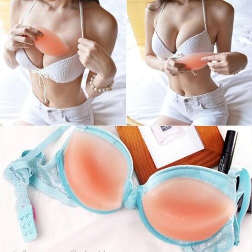 Hot Selling Bikini Bra Inserts/silicone Pads/breast Enhancer/swimsuit Push-up Fake Breast Womens Accessories