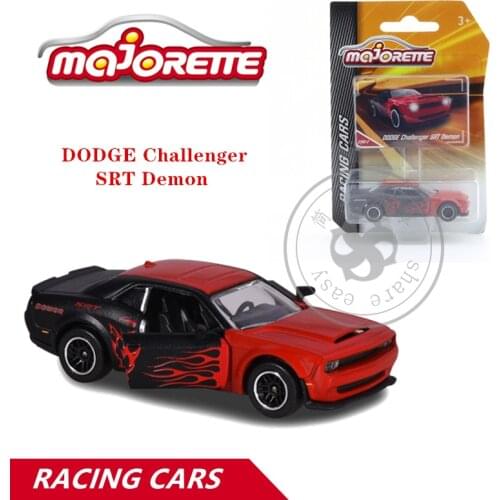 Majorette 1/64 Racing Series DODGE Challenger SRT Car Hot Pop Kids Toys Motor Vehicle Diecast Metal Model MJ212084009