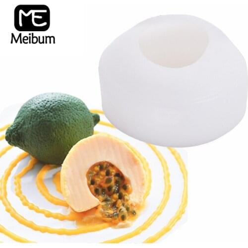 Meibum Lemon Shape Silicone Cake Mold Homemade Cream Mousse Dessert Mould Fruit Chocolate Pastry Pan Decorating Baking Tools