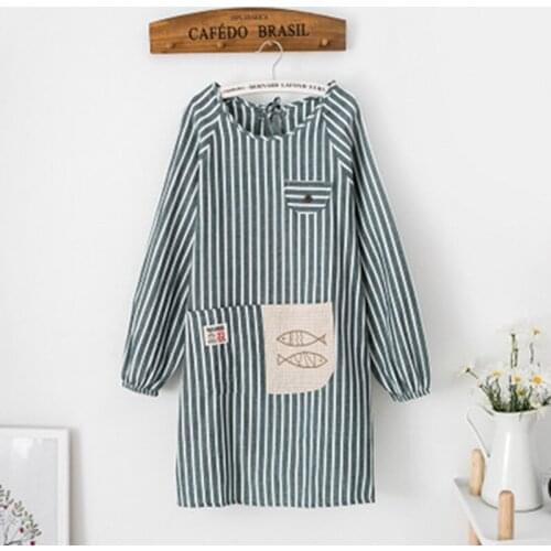 Fashion Apron for Woman Kitchen Cooking Baking Antifouling Vest Aprons Household Cleaning Accessories Working Apron with Pocket