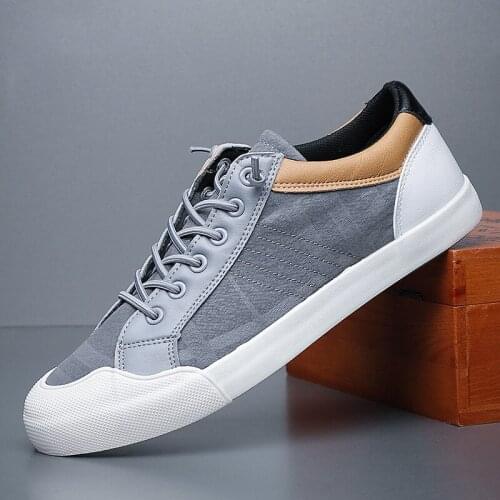 21270 Men Fashion Sneakers Casual Shoes Breathable Men Shoes Big size Office Footwear Driving Shoes