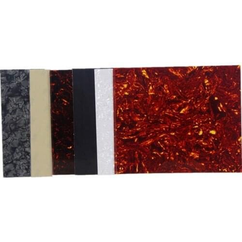 FLEOR 1PC Self-adhesive Acoustic Guitar Pickguard Blank Material Sheet Scratch Plate 200x170x0.65mm for Acoustic Guitar Parts