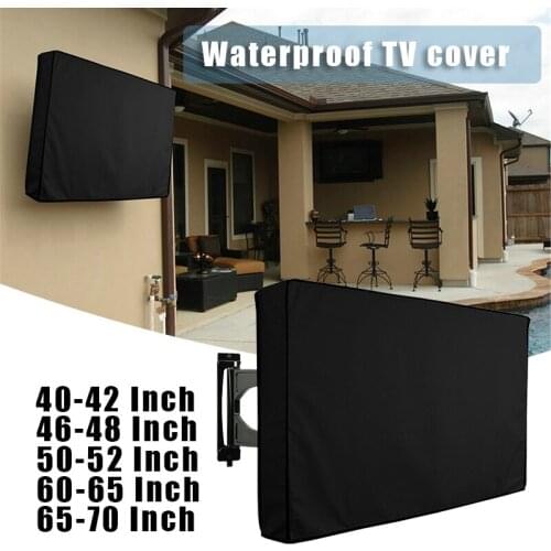 Outdoor Waterproof TV Cover Multifunctional Foldable Weatherproof Dustproof TV Enclosure Protective Cover MUMR999