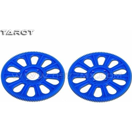 New! 450 Helicopter Part Tarot Plastic helical main gear red white blue yellow
