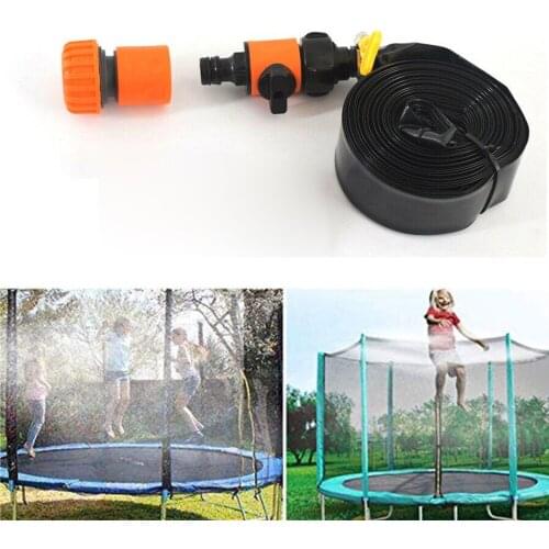 Trampoline Sprinkler 8/12/15M Hose Water Park Fun Summer Water Sprinkler Outdoor Garden Water Games Toys Sprayer Garden Sprayer