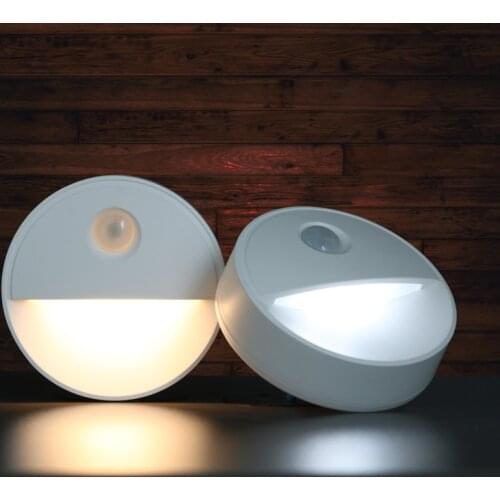 Led Cabinet Light Human Body Small Induction Night Lamp Half-Month Bedroom Wardrobe Night Light Home Wall Lamp kitchen bedroom