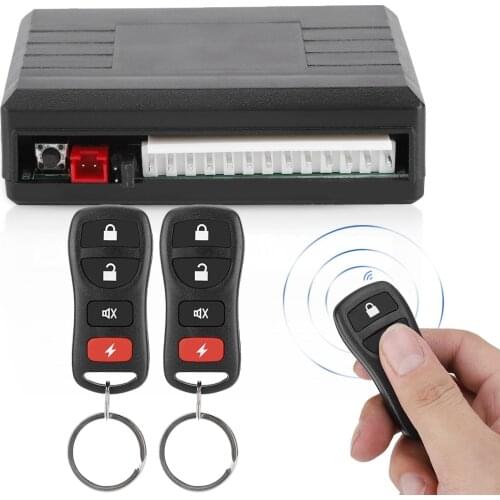Universal Remote Control Central Locking Kit For Most Vehicle Car Door Lock Keyless Entry System With Trunk Release Button