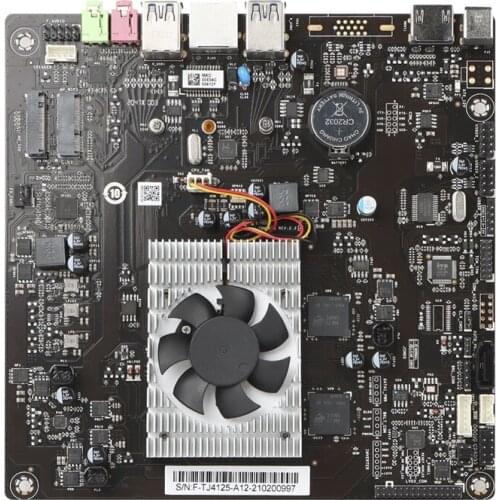 J4125 Embedded Industrial Control Motherboard Quad-Core Four-Thread DDR4 2400MHz 8G RAM ThinITX Computer Motherboard