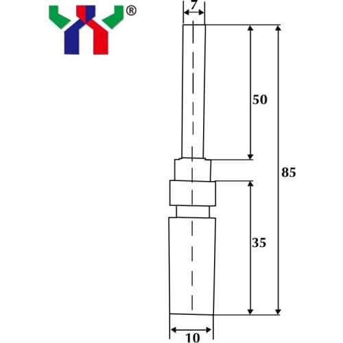 High Speed Steel Parts paper drill bit for Printing machine Cone Angle 7.0 mm 10pcs/Pack