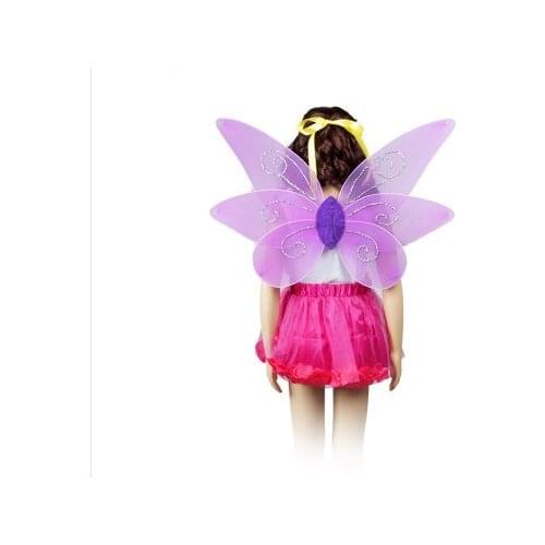 02 Event & Party Supplies kindergarten children show dress props cos sweet flower fairy wings butterfly wings