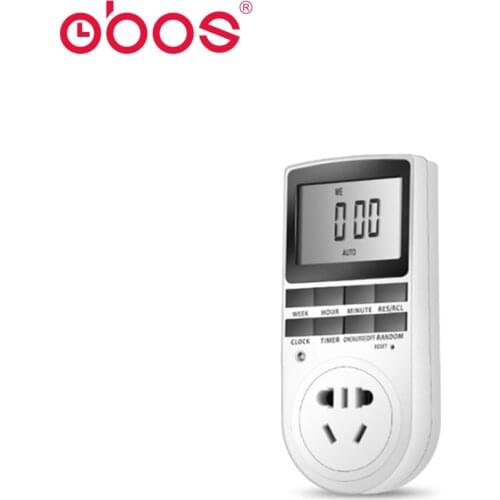 2019 beautiful Power failure memory programmable digital socket timr built-in battery digital socket timer EU AU BR FR style etc