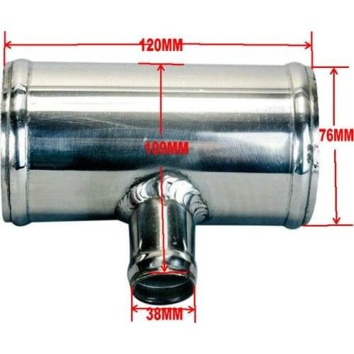 3" to 3" T-Pipe Aluminum Pipe for 76mm To 76mm T Piece Shape Tube Pipe for 38mm OD
