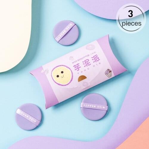 4 Colors 3 Pcs Soft Cosmetic Puff Beauty Tool for Girl Women Powder Foundation Puff Portable Makeup Foundation Sponge Lot