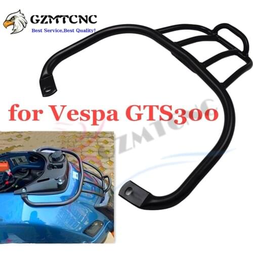 Motorcycle Accessories For Vespa GTS300 GTS 300 Rear Bracket Seats Lever Passenger Tail Shelf Rack Luggage Bag Sports Protector