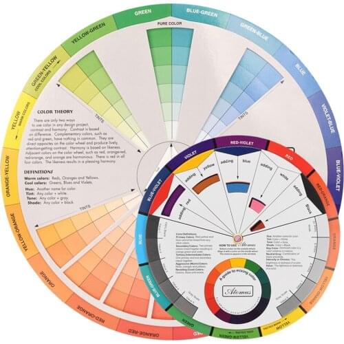 Color Matching Matching Guide Board Palette for Eyebrow Permanent Makeup DIY