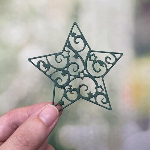 Star flower decoration Metal Cutting Dies for DIY Scrapbooking Album Paper Cards Decorative Crafts Embossing Die Cuts