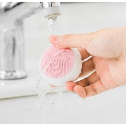 Youpin DOCO Electric Face Cleansing Brush Ultrasonic Skin Scrubber Silicone Sonic Vibrator Cleaner Facial Cleaning Device
