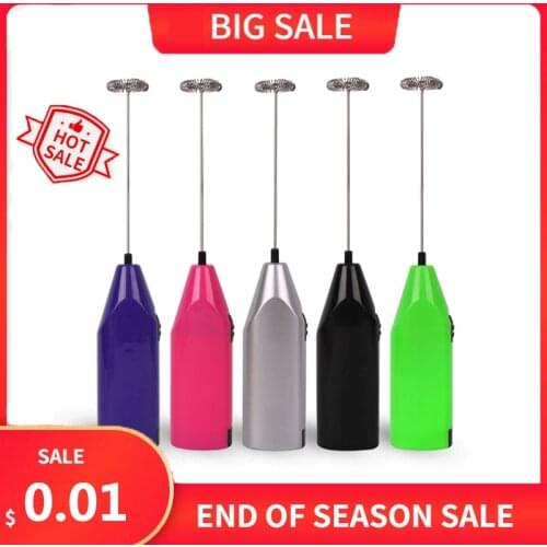 Electric Milk Foamer Coffee Maker Hand Mixer Cappuccino Ground Foam Blender Egg Beater Type Convenient Small Power