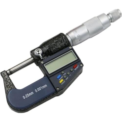 0.001mm Electronic Digital Caliper gauge Outside Micrometer 0-25mm LCD Screen Digital Micrometer Caliper Gauge Measure Tools