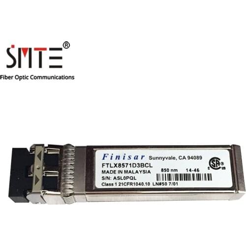 Finisar FTLX8571D3BCL SFP+ 10G 850NM 300M Multimode Dual Fiber Transceiver Module