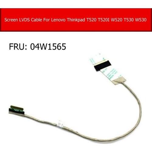 Screen LVDS Connector Flex Cable For Lenovo Thinkpad T520 T520I W520 T530 W530 Connect Mainboard Cable Laptop FRU:04W1565